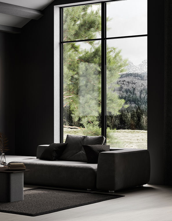 Großes Fenster mit Ausblick – moderne Fenster in Ehingen